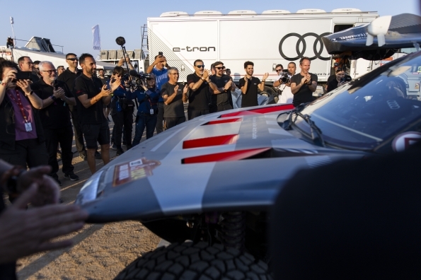 Historic victory for Audi at the Dakar Rally - Audi UK Newsroom