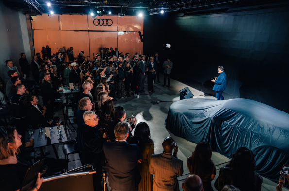 Audi Concept C lights up London