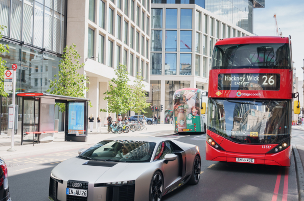 Audi Nuvolari arrives in London